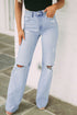 'Elsinore' Distressed Jeans - Celes Fashion